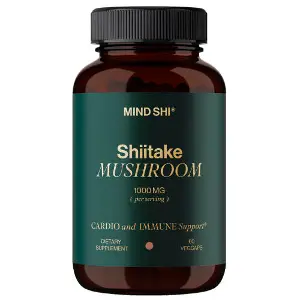 Шиїтаке MIND SHI (Майн Ші) Shiitake Mushroom 1000 мг капсули для зміцненню імунної системи, покращенню обміну речовин флакон 60 шт Шиїтаке MIND SHI (Майн Ші) Shiitake Mushroom 1000 мг капсули для зміцненню імунної системи, покращенню обміну речовин флакон 60 шт