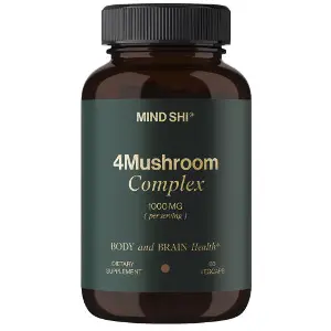 Комплекс 4 грибів MIND SHI (Майн Ші) 4Mushroom Complex 1000 мг капсули для підтримки роботи нервової системи флакон 60 шт Комплекс 4 грибів MIND SHI (Майн Ші) 4Mushroom Complex 1000 мг капсули для підтримки роботи нервової системи флакон 60 шт