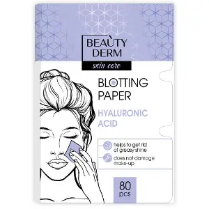 Серветки матуючі для обличчя Beauty Derm (Бьюті дерм) з гіалуроновою кислотою 80 шт Серветки матуючі для обличчя Beauty Derm (Бьюті дерм) з гіалуроновою кислотою 80 шт