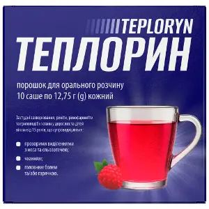 Теплорин порошок для орального розчину в саше по 12,75 г 10 шт Теплорин порошок для орального розчину в саше по 12,75 г 10 шт