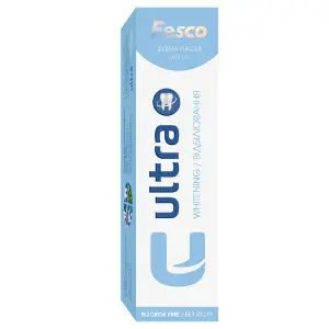 Зубна паста FESCO (Феско) Ultra Whitening Відбілювання 100 мл Зубна паста FESCO (Феско) Ultra Whitening Відбілювання 100 мл