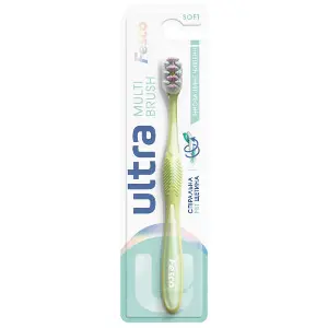 Зубна щітка FESCO (Феско) Ultra Multibrush салатова м'яка 1 шт Зубна щітка FESCO (Феско) Ultra Multibrush салатова м'яка 1 шт