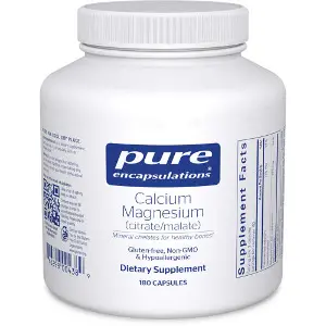 Кальцій Магній (цитрат/малат) 75мг/75мг PURE ENCAPSULATIONS (Пьюр Енкапсулейшн) сприяє зміцненню кісток, зубів, м’язів капсули флакон 180 шт Кальцій Магній (цитрат/малат) 75мг/75мг PURE ENCAPSULATIONS (Пьюр Енкапсулейшн) сприяє зміцненню кісток, зубів, м’язів капсули флакон 180 шт