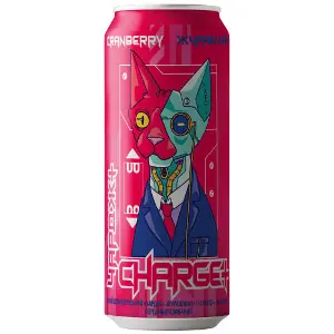 Напій безалкогольний CHARGE + (Чардж +) Журавлина енергетичний середньогазований 330 мл Напій безалкогольний CHARGE + (Чардж +) Журавлина енергетичний середньогазований 330 мл