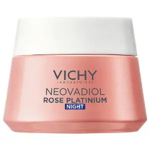 Крем для зміцнення зрілої та тусклої шкіри обличчя VICHY (Віши) Неовадіол Роуз Платініум відновлювальний нічний 50 мл Крем для зміцнення зрілої та тусклої шкіри обличчя VICHY (Віши) Неовадіол Роуз Платініум відновлювальний нічний 50 мл