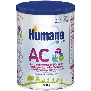 Суміш суха молочна HUMANA (Хумана) AC Expert при шлунково-кишкових розладах, дитячих кольках, функціональних запорах, з народження і старше 350 г Суміш суха молочна HUMANA (Хумана) AC Expert при шлунково-кишкових розладах, дитячих кольках, функціональних запорах, з народження і старше 350 г