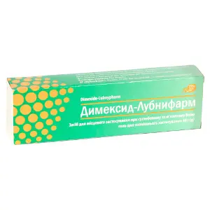 Димексид-Лубнифарм гель 50% туба 40 г Димексид-Лубнифарм гель 50% туба 40 г