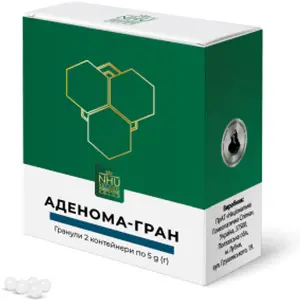 Аденома-гран гранули в контейнері по 5 г 2 шт Аденома-гран гранули в контейнері по 5 г 2 шт