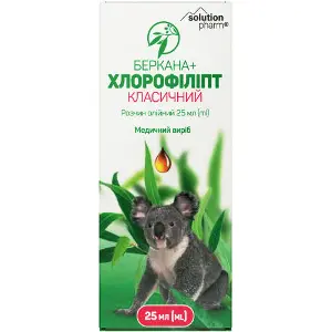 Хлорофіліпт Класичний Беркана + розчин олійний флакон 25 мл Solution Pharm Хлорофіліпт Класичний Беркана + розчин олійний флакон 25 мл Solution Pharm