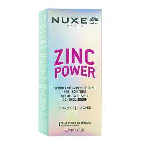 Сироватка для обличчя NUXE (Нюкс) Zinc Power (Цинк Пауер) проти недоліків та прищів 30 мл Сироватка для обличчя NUXE (Нюкс) Zinc Power (Цинк Пауер) проти недоліків та прищів 30 мл