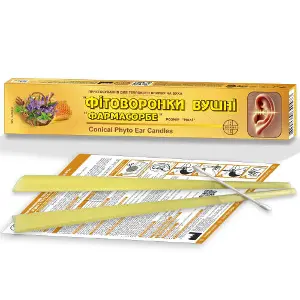 Фітоворонки вушні для дорослих Фармасорбе розмір Maxi 2 шт Фітоворонки вушні для дорослих Фармасорбе розмір Maxi 2 шт