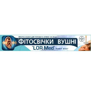 Фитосвечи ушные для взрослых LOR Med размер Maxi 2 шт Фармасорбе Фитосвечи ушные для взрослых LOR Med размер Maxi 2 шт Фармасорбе