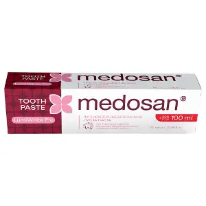 Зубна паста MEDOSAN (Медосан) LumiWhite Pro інтенсивна відбілююча 75 мл Зубна паста MEDOSAN (Медосан) LumiWhite Pro інтенсивна відбілююча 75 мл