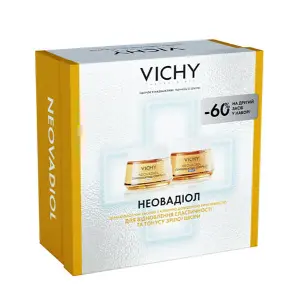 Набір VICHY (Віши) Неовадіол Крем нічний антивіковий 50 мл + Крем денний для нормальної та комбінованої шкіри 50 мл 2025 Набір VICHY (Віши) Неовадіол Крем нічний антивіковий 50 мл + Крем денний для нормальної та комбінованої шкіри 50 мл 2025
