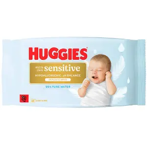 Серветки вологі дитячі HUGGIES (Хагіс) Pure (Пьюр) Extra Care Sensitive 48 шт Серветки вологі дитячі HUGGIES (Хагіс) Pure (Пьюр) Extra Care Sensitive 48 шт