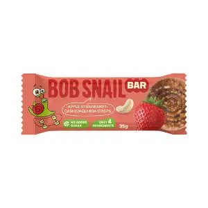 Батончик фруктово-ягодно-ореховый детский натуральный Bob Snail (Боб Снеил) Улитка Боб Яблоко-клубника-кэшью-криспы киноа 35 г Батончик фруктово-ягодно-ореховый детский натуральный Bob Snail (Боб Снеил) Улитка Боб Яблоко-клубника-кэшью-криспы киноа 35 г