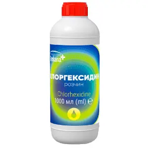 Хлоргексидин раствор для наружного применения 0,05% флакон 1000 мл Хлоргексидин раствор для наружного применения 0,05% флакон 1000 мл