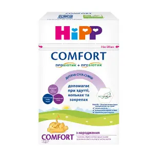 Смесь сухая молочная детская HIPP (Хипп) Comfort (Комфорт) с рождения 600 г Смесь сухая молочная детская HIPP (Хипп) Comfort (Комфорт) с рождения 600 г
