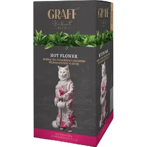 Чай травяной каркаде GRAFF (Граф) Hot flower Горячий цветок с ароматом малины в фильтр-пакетах по 1,5 г 20 шт Чай травяной каркаде GRAFF (Граф) Hot flower Горячий цветок с ароматом малины в фильтр-пакетах по 1,5 г 20 шт