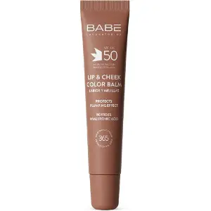 Бальзам-тинт для губ и щек BABE LABORATORIOS (Бабе Лабораториос) Sun Protection солнцезащитный с гиалуроновой кислотой и пептидами mocha SPF 50 20 мл Бальзам-тинт для губ и щек BABE LABORATORIOS (Бабе Лабораториос) Sun Protection солнцезащитный с гиалуроновой кислотой и пептидами mocha SPF 50 20 мл