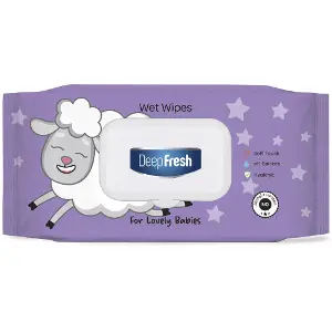 Салфетки влажные DEEP FRESH (Дип Фреш) Lovely Babies Little Lamb для детей с клапаном 120 шт Салфетки влажные DEEP FRESH (Дип Фреш) Lovely Babies Little Lamb для детей с клапаном 120 шт
