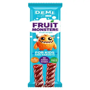 Пастила фруктова D.E.M.I. (Демі) Fruit Monsters із соком малини 15 г Пастила фруктова D.E.M.I. (Демі) Fruit Monsters із соком малини 15 г