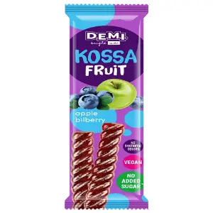 Пастила фруктова D.E.M.I. (Демі) Kossa Fruit із соком чорниці 15 г Пастила фруктова D.E.M.I. (Демі) Kossa Fruit із соком чорниці 15 г