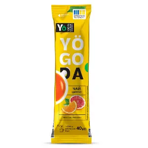 Чай концентрат YOGODA (Йогода) цитрус апельсин та грейпфрут стік 40 г Чай концентрат YOGODA (Йогода) цитрус апельсин та грейпфрут стік 40 г