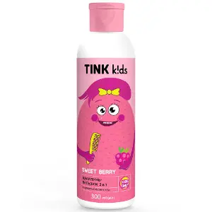 Шампунь-бальзам 2 в 1 TINK (Тінк) Kids Sweet Berry дитячий 300 мл Шампунь-бальзам 2 в 1 TINK (Тінк) Kids Sweet Berry дитячий 300 мл