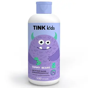 Средство для купания TINK (Тинк) Kids Gummy Bears 3 в 1 детское 500 мл Средство для купания TINK (Тинк) Kids Gummy Bears 3 в 1 детское 500 мл