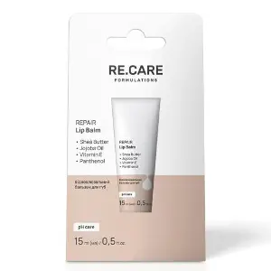 Бальзам для губ RE.CARE (Рекейр) Repair Lip Balm восстанавливающий 15 мл Бальзам для губ RE.CARE (Рекейр) Repair Lip Balm восстанавливающий 15 мл