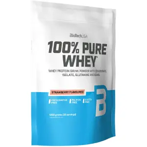 Протеїн для спортсменів BiotechUSA (Байотек) 100% Pure Whey Strawberry 1000 г Протеїн для спортсменів BiotechUSA (Байотек) 100% Pure Whey Strawberry 1000 г