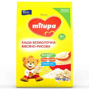 Каша безмолочная детская Нутриция Milupa (Милупа) Овсяно-рисовая для начала прикорма с 6-ти месяцев 170 г Каша безмолочная детская Нутриция Milupa (Милупа) Овсяно-рисовая для начала прикорма с 6-ти месяцев 170 г