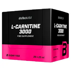 Карнітин для спортсменів BiotechUSA (Байотек) L-Carnitine 3000 Orange в ампулах по 25 мл упаковка 20 шт Карнітин для спортсменів BiotechUSA (Байотек) L-Carnitine 3000 Orange в ампулах по 25 мл упаковка 20 шт