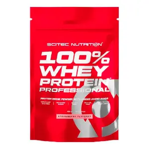 Протеїн SCITEC (Скітес) Nutrition Whey Protein Prof. порошок зі смаком полуниці 500 г Протеїн SCITEC (Скітес) Nutrition Whey Protein Prof. порошок зі смаком полуниці 500 г