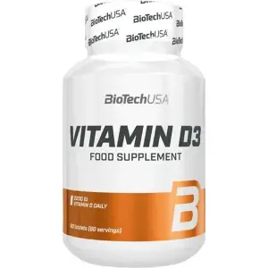 Вітаміни та мінерали BiotechUSA (Байотек) Vitamine D3 в таблетках упаковка 60 шт Вітаміни та мінерали BiotechUSA (Байотек) Vitamine D3 в таблетках упаковка 60 шт