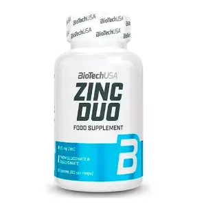 Вітаміни та мінерали BiotechUSA (Байотек) Zinc Duo в таблетках упаковка 60 шт Вітаміни та мінерали BiotechUSA (Байотек) Zinc Duo в таблетках упаковка 60 шт
