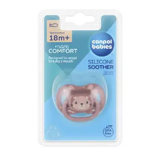 Пустушка силіконова CANPOL (Канпол) артикул 34/926 симетрична від 18 місяців Cute animals Пустушка силіконова CANPOL (Канпол) артикул 34/926 симетрична від 18 місяців Cute animals