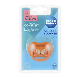 Пустушка силіконова CANPOL (Канпол) артикул 34/925 симетрична 6-18 місяців Cute animals Пустушка силіконова CANPOL (Канпол) артикул 34/925 симетрична 6-18 місяців Cute animals