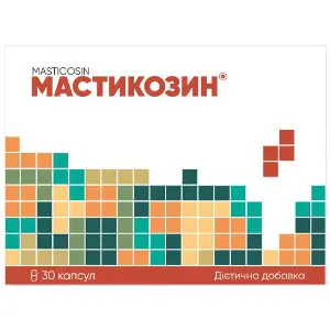 Мастикозин капсули дієтична добавка 3 блістери по 10 шт Мастикозин капсули дієтична добавка 3 блістери по 10 шт