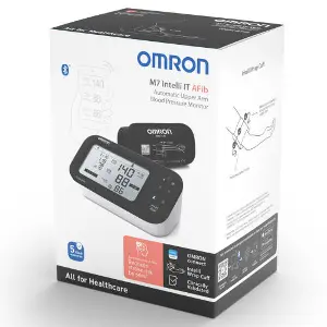 Вимірувач (тонометр) артеріального тиску OMRON (Омрон) модель M7 Intelli IT AFIB (HEM-7380T1-EBK) автоматичний Вимірувач (тонометр) артеріального тиску OMRON (Омрон) модель M7 Intelli IT AFIB (HEM-7380T1-EBK) автоматичний