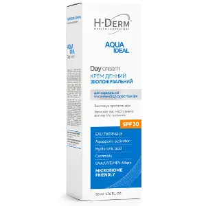 Крем для обличчя HEALTH DERM LABORATORY (Хелс Дерм Лабораторі) Aqua Ideal (Аква Ідеал) Day cream зволожуючий денний 50 мл Крем для обличчя HEALTH DERM LABORATORY (Хелс Дерм Лабораторі) Aqua Ideal (Аква Ідеал) Day cream зволожуючий денний 50 мл