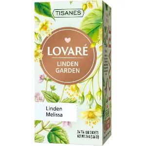 Бленд чая трав'яного LOVARE (Ловаре) Linden Garden з плодами та фруктами в фільтр-пакетах по 1,5 г 24 шт Бленд чая трав'яного LOVARE (Ловаре) Linden Garden з плодами та фруктами в фільтр-пакетах по 1,5 г 24 шт