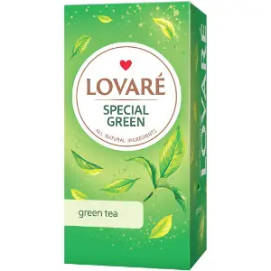 Чай зелений LOVARE (Ловаре) Special green в фільтр-пакетах по 1,5 г 24 шт Чай зелений LOVARE (Ловаре) Special green в фільтр-пакетах по 1,5 г 24 шт