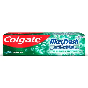 Зубная паста COLGATE (Колгейт) MaxFresh Ultrafreeze Active Clean & Protect экстремальная свежесть и долговременная защита 75 мл Зубная паста COLGATE (Колгейт) MaxFresh Ultrafreeze Active Clean & Protect экстремальная свежесть и долговременная защита 75 мл