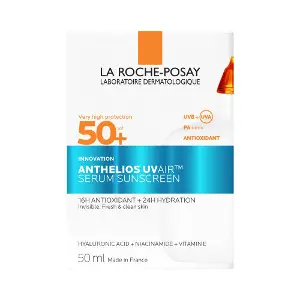 Сироватка для обличчя La Roche-Posay (Ля Рош-Позе) Антеліос UVAIR сонцезахисна невагома зволожувальна з антиоксидантами SPF 50+ 50 мл Сироватка для обличчя La Roche-Posay (Ля Рош-Позе) Антеліос UVAIR сонцезахисна невагома зволожувальна з антиоксидантами SPF 50+ 50 мл