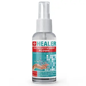 Раствор антисептический HEALER (Хилер) для очищения и антисептической обработки кожи при поверхностных повреждениях 60 мл Раствор антисептический HEALER (Хилер) для очищения и антисептической обработки кожи при поверхностных повреждениях 60 мл