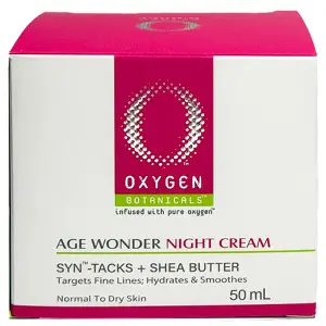 Крем для обличчя для нормальної та сухої шкіри OXYGEN BOTANICALS (Оксиджен Ботаникал) Age Wonder нічний 50 мл Крем для обличчя для нормальної та сухої шкіри OXYGEN BOTANICALS (Оксиджен Ботаникал) Age Wonder нічний 50 мл