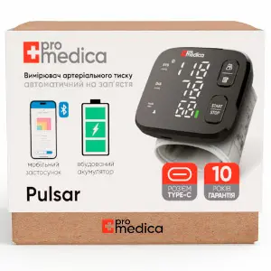 Измеритель (тонометр) артериального давления ProMedica (Промедика) Pulsar на запястье Измеритель (тонометр) артериального давления ProMedica (Промедика) Pulsar на запястье