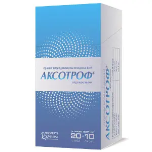 Аксотроф раствор питьевой пищевой продукт для специальных медицинских целей в стиках по 10 мл 20 шт Аксотроф раствор питьевой пищевой продукт для специальных медицинских целей в стиках по 10 мл 20 шт